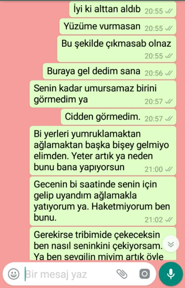 Delirmekte haklı mıyım? Konuşmaları okur musunuz bu ne umursamazlık?