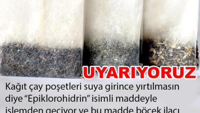 Kağıt Çay Poşetleri suya değince zararlıymış. Biliyor muydunuz?