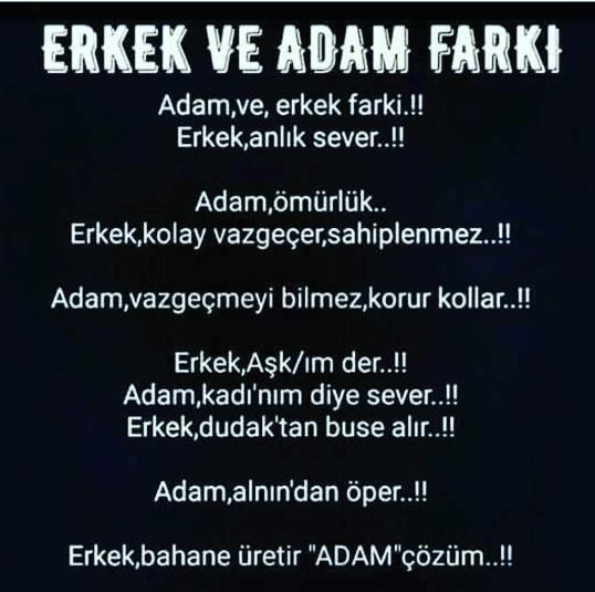 Adam gibi adam sevmek nedir biliyormusunuz?
