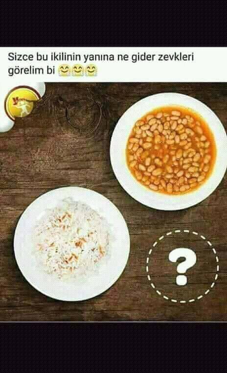 Sizce bu ikilinin yanında ne iyi gider?