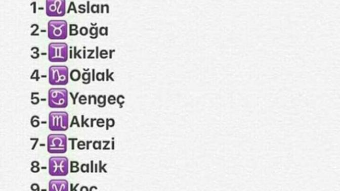En egolu burçlar sıralaması, burcunuz ne?