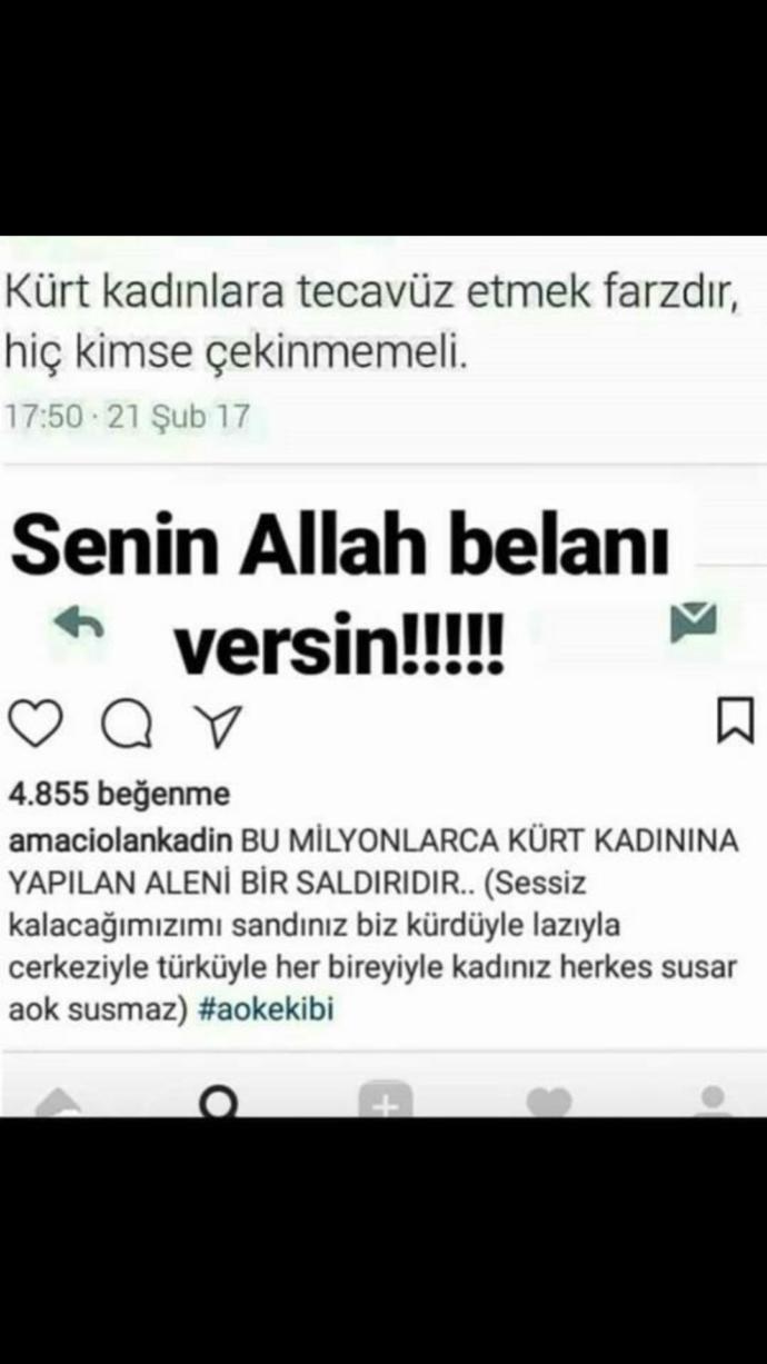 Bu nasıl bir zihniyet? Kürt kadınlarına tecavüz etmek farzdır?