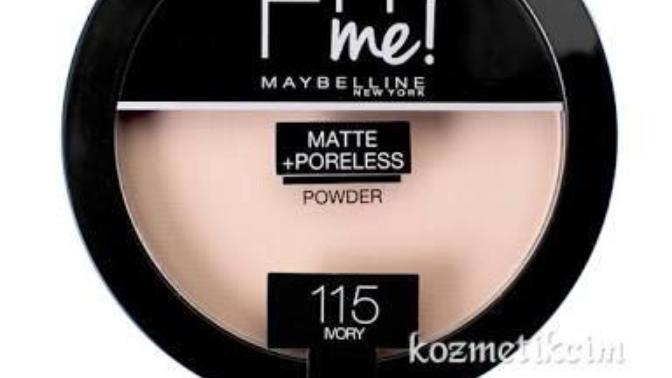 Maybelline Fit Me Matte and Poreless Pudra
Hakkın da bilgi sahibi olmak isteyen var mı acaba?
