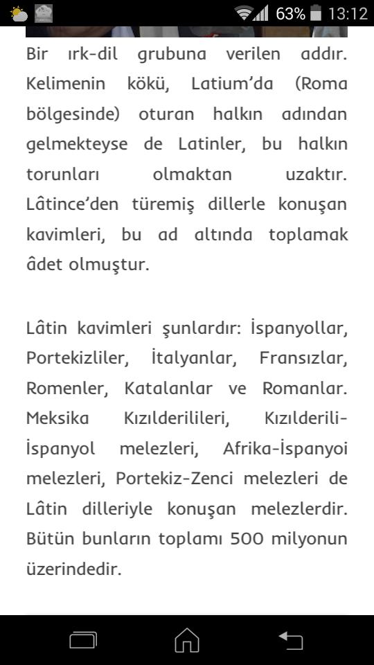 Şimdi soruyorum latinler sadece Güney Amerika muz? 