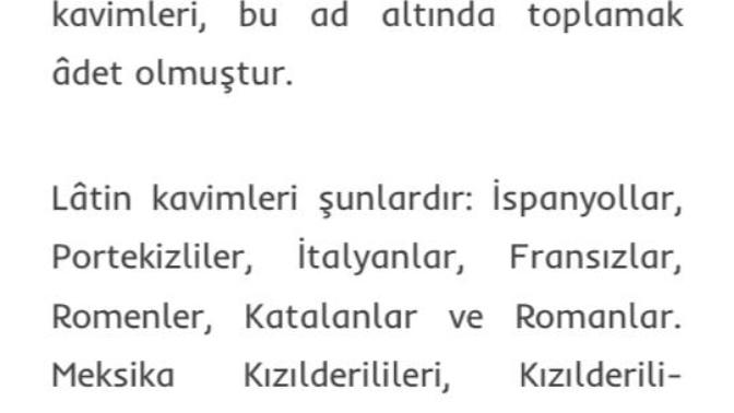 Şimdi soruyorum latinler sadece Güney Amerika muz?