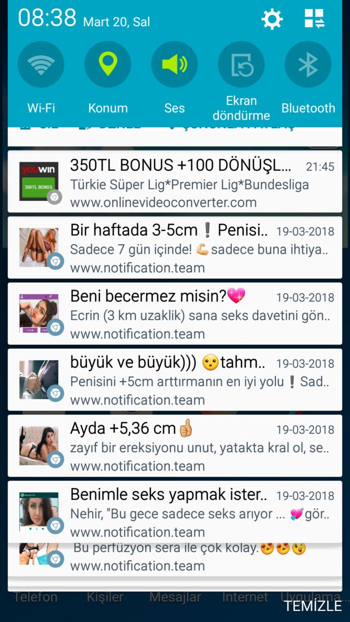 +18 bildirim geliyor ?
