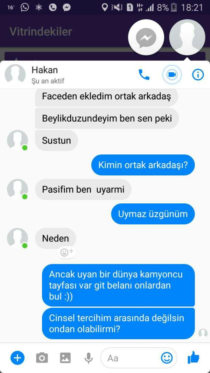 Face üzerinden sürekli taciz mesajları alıyorum?