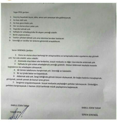 Sevgililik şartları?