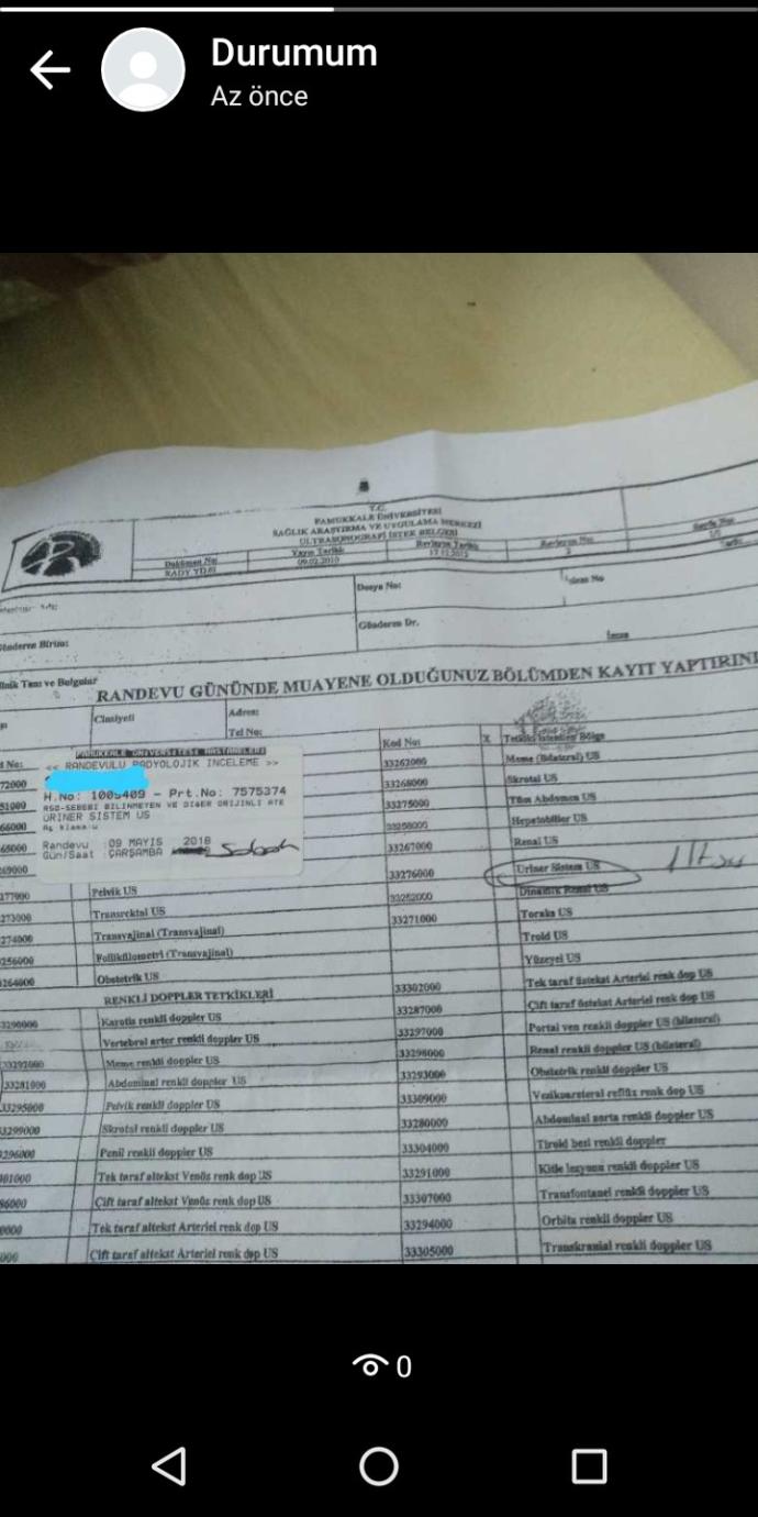 Üriner sistem ultrasonu nasıl oluyor??