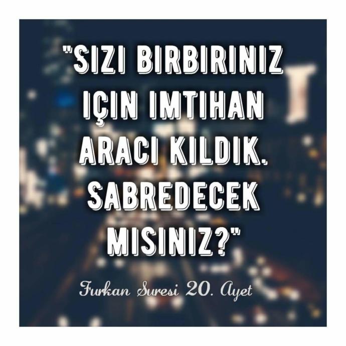 Siz ne ile imtihan olduğunuzu düşünüyorsunuz?