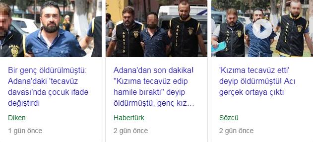 Adana'da Kızına Tecavüz ettiği gerekçesiyle öldürülen 16 yaşındaki çocuğun, masum çıkması hakkında ne düşünüyorsunuz?