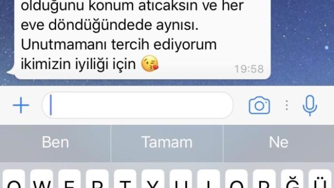 Neden böyle bir şey istiyor, sevgilim güvenmiyor mu bana?