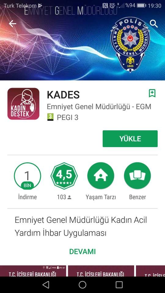 KADES, Emniyet Genel Müdürlüğü (EGM) yeni uygulamasını bilen var mı?