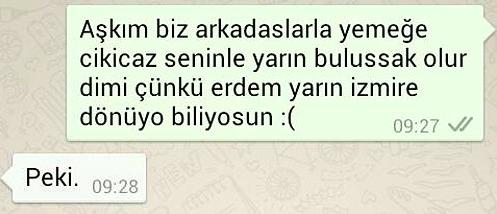 Kadınların trip atarken kullandığı "peki" kelimesi erkekler için ne anlam ifade ediyor?
