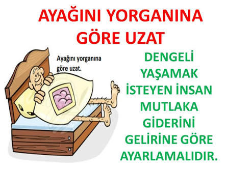 Ayağınızı yorganına göre uzatan biri misiniz, yoksa savurgan birisi misiniz?