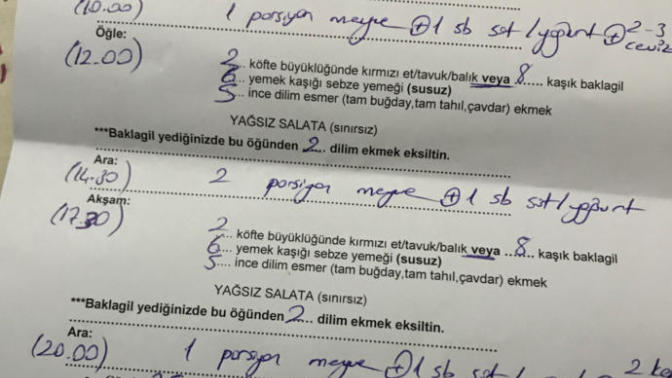 Diyetime uyamıyorum. 50 kilo vermem lazım nasıl oturtabilirim bu düzeni?
