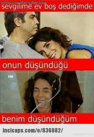 Sevgilinize ev boş diyince ne düşünürsünüz??