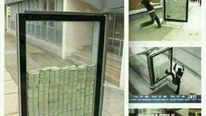 Kanada'da kırılmaz cam reklamı için "Kır Camı Al Parayı" sloganıyla camdan panoya 3milyon dolar koydu. Türkiye'de ne olurdu?
