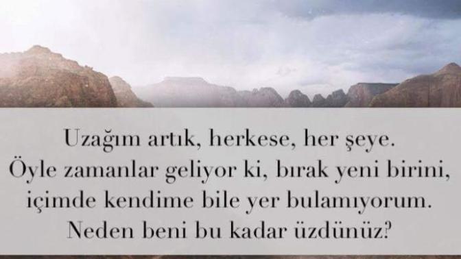 Bazen siz de sessizce herkesten ve her şeyden uzak saatlerce olduğunuz yerde öylece kalmak istiyor musunuz?