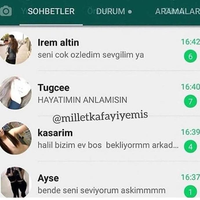 Sevgiliniz varken başkalarıyla hiç konuştunuz mu?
