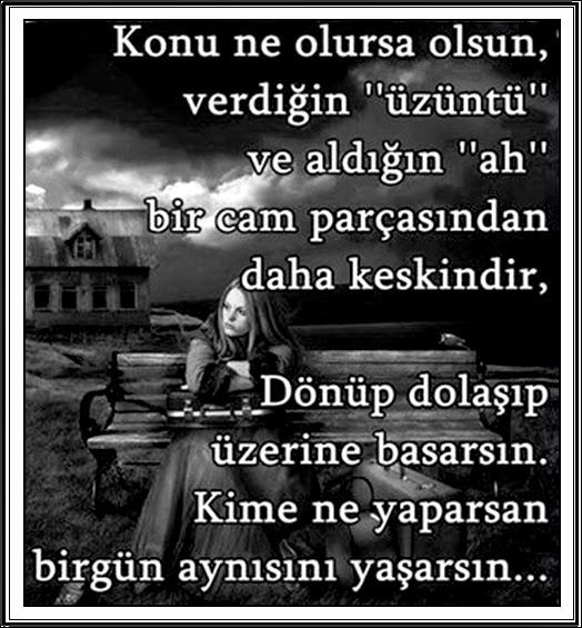 Bir insanın ahını alan kişi, daha sonra mutlu olur mu arkadaşlar?