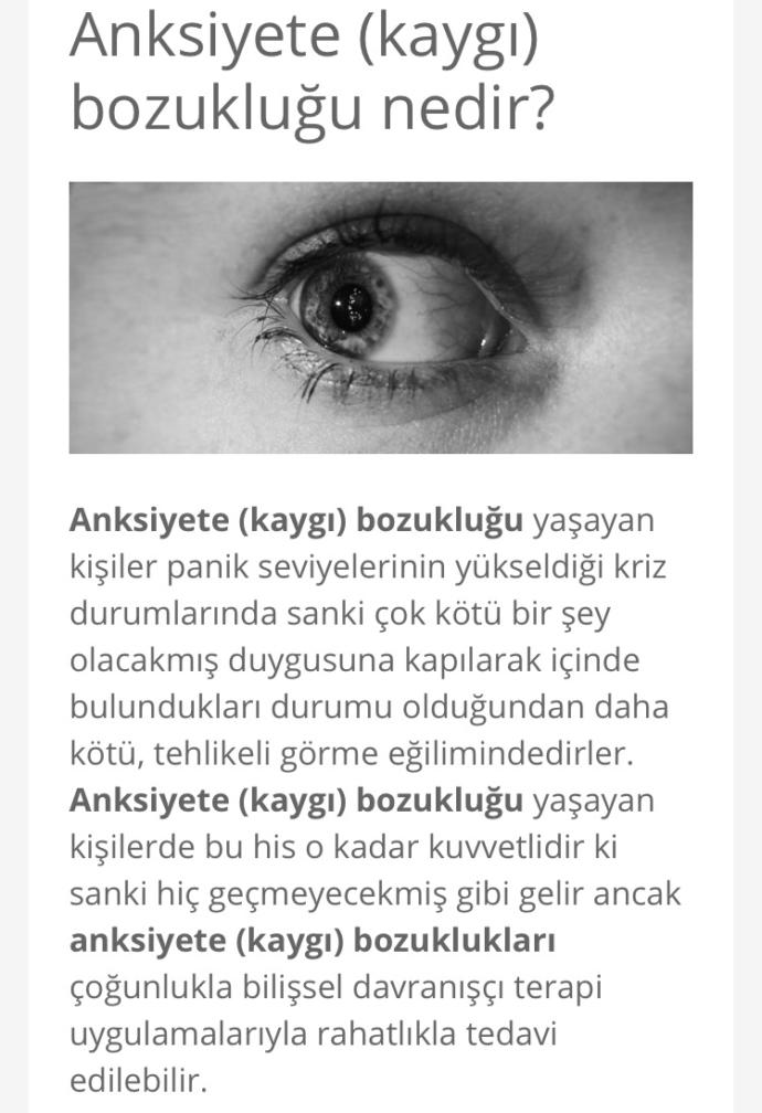 Anksiyete (Kaygı) bozukluğu nedir? Eğiliminde olduğumuzu nasıl anlarız?