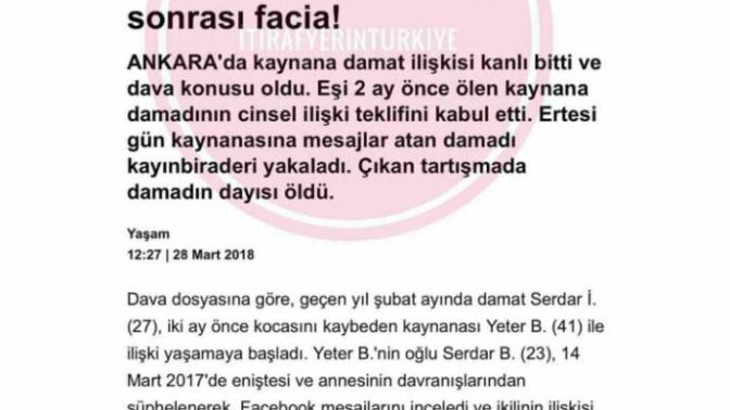Böyle bir iğrençlik hakkında ne düşünüyorsunuz?
