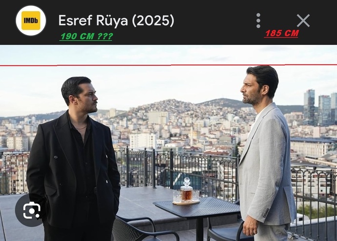 Çağatay ULUSOY un boyu kaç vardır ?