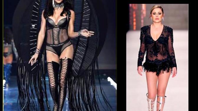1,58 Merve kendini 1,21 bacaklı Adriana sandı! Siz podyuma çıksanız kendinizi hangi ünlüye benzetirdiniz?