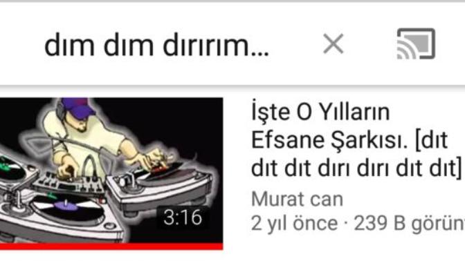 Dıt dıt dıt dırı dırı dıt şarkısını hatırlıyor musunuz?