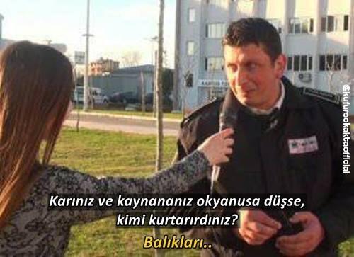 Eşiniz ve kaynananız denize düşse ilk hangisi kurtarırdınız ?