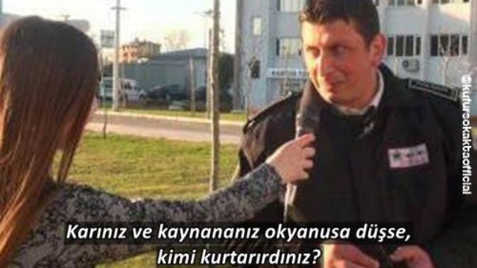 Eşiniz ve kaynananız denize düşse ilk hangisi kurtarırdınız?