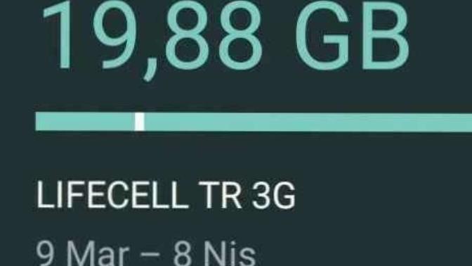 Aylik internet kullaniminiz ne kadar?