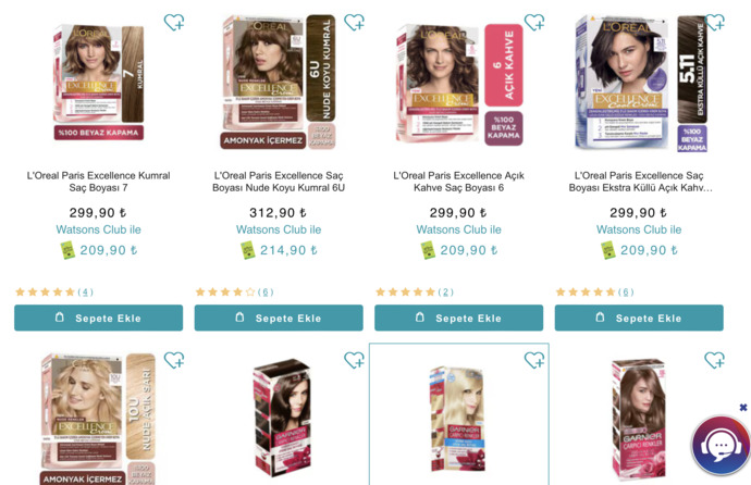 L’Oréal Paris Majirel 2.10 Mavi Siyah Saç Boyası Watsons'ta Satılıyor Mı?