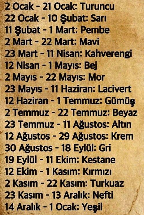 Doğduğun aya göre hangi renksin🌸?