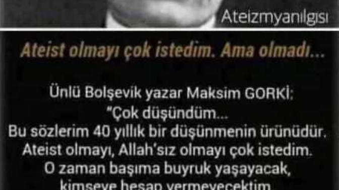 Ateistler dinlere laf atmadan neden ateist oldunuz anlatırmısınız?