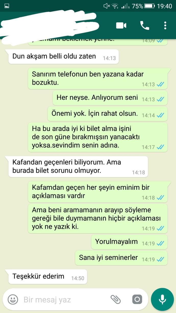 Sevgilimi nasıl yola getiririm şu mesajlara bakın?