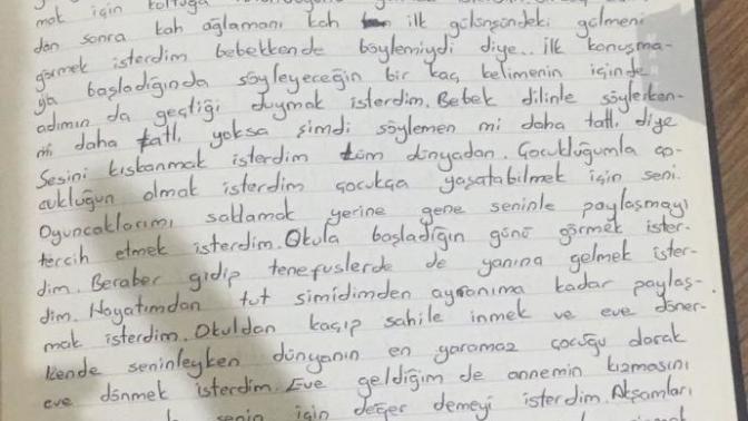 Kız arkadaşımın üniversiteden tanıştığı 2 haftalık sevgilisine mektup yazması?
