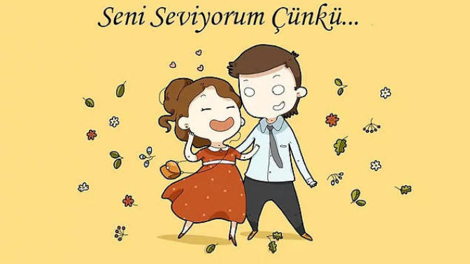 ''Seni seviyorum çünkü...'' cümlesini nasıl tamamlardınız?