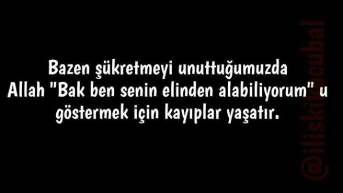 Dünyanın telaşına kapılıp bazen şükretmeyi unutuyor musunuz?