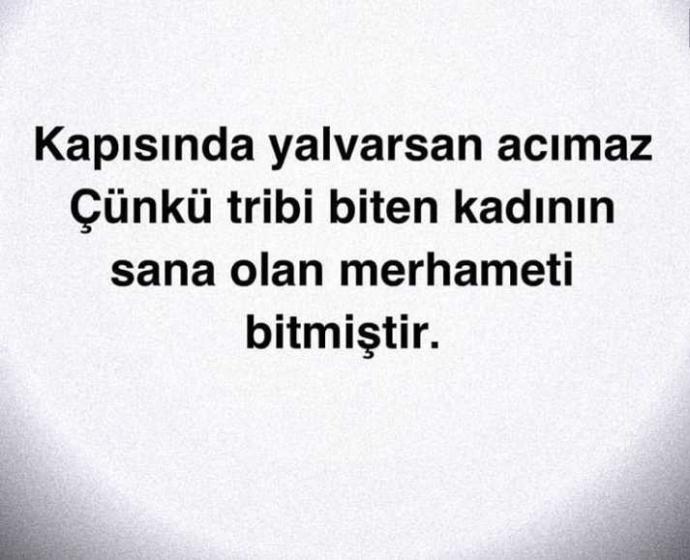 Kadının tribi biterse ne olur??