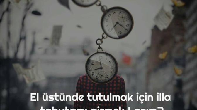 El üstünde tutulmak için illa tabuta mı girmek lazım?