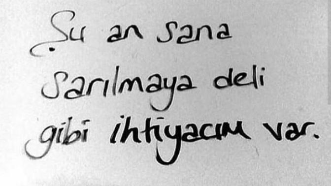Soru belli.. Sizin kime sarilmaya ihtiyaciniz var?