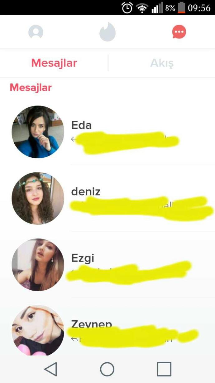 Tinder kullanıyormusunuz ✌??