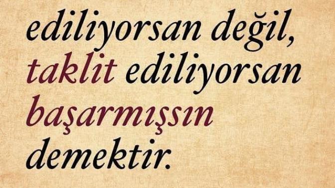 Taklit edilmek hoşunuza gider mi?