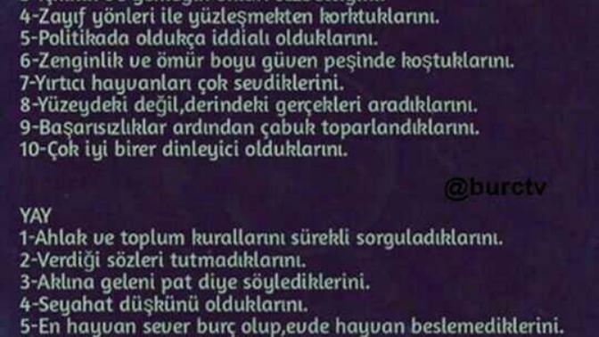 🌟10 madde ile sen hangisisin?