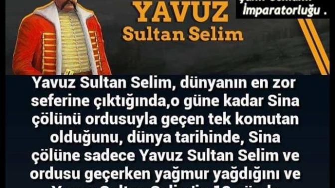 Yavuz Sultan Selim Hazretlerinin kerametlerini duydunuz mu?