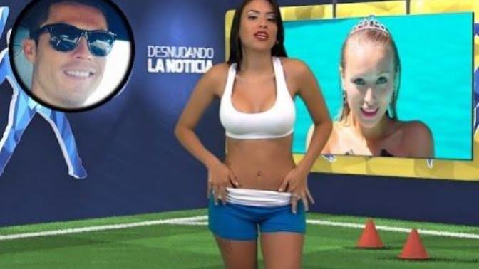 Şilili sunucu Yuvi Pallares’in C. Ronaldo ile ilgili haber sunarken soyunması hakkında nerel düşünüyorsunuz?