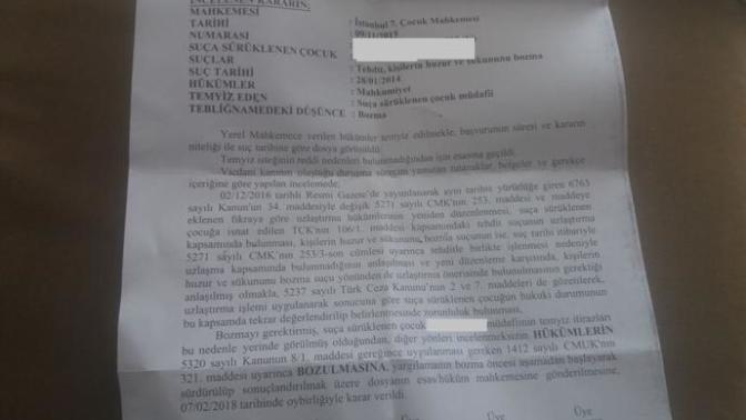 Evime yeniden mahkeme kağıdı gelmiş?