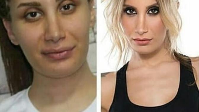 Irem Derici'nin makyajlı ve makyajsız fotoğrafı... Makyajın herkesi güzelleştirdiğine inanıyor musunuz?